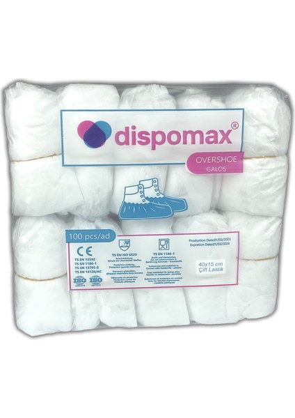 Nonwoven Tela Galoş Beyaz 100 Adet fiyatları