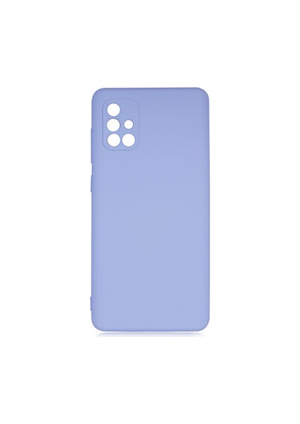 Galaxy A71 Kılıf Kamera Korumalı Içi Kadife Lansman Silikon Kapak