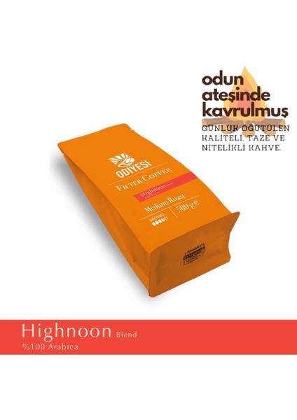 Filtre Kahve Highnoon Blend 500 gr