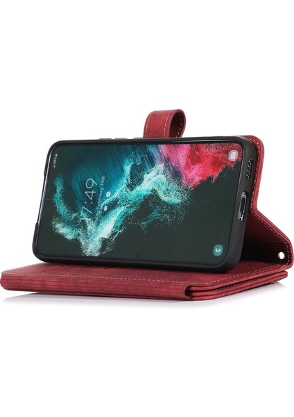 Kelanduo三星galaxy S23防摔手机刀，多卡护照拉链CEP标准PU Derek翻转手机网关 (Yurt Dışından) modelleri