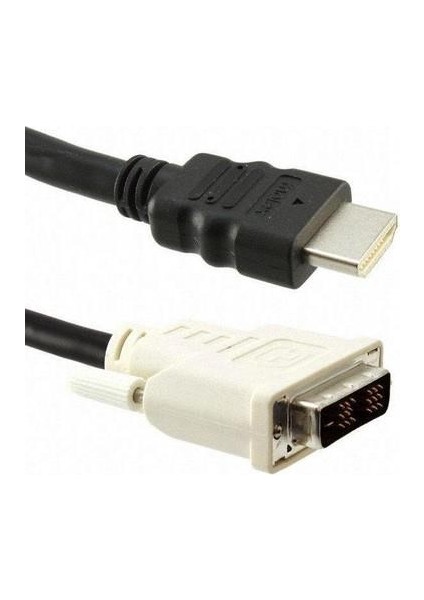 DVI 18+1 HDMI Kablo 18+1 DVI HDMI Kablo 1.5 Metre