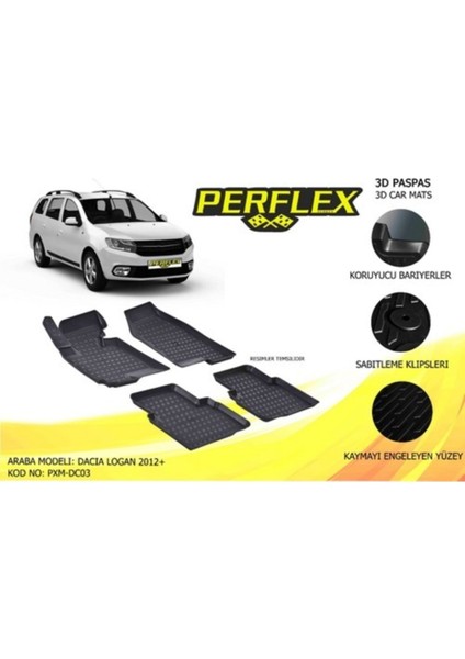 Paspas 3D Havuzlu X-Mat Lodgy 2012+