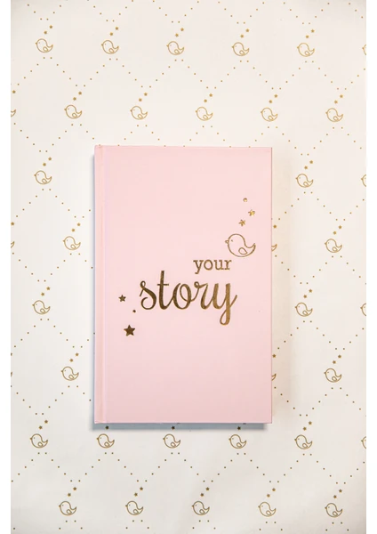 Your Story Baby Journal Kutusuz Günlük-Pembe