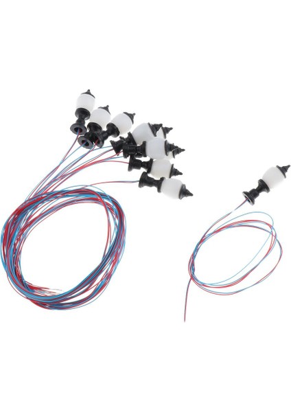 10 Adet 1: 100 Ölçekli LED Lamba 1.6cm Model Demiryolu Bahçe Manzarası Dioramalar (Yurt Dışından)