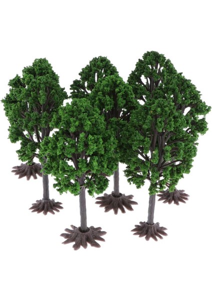 8x Plastik Model Ağaçlar Tren Manzarası 12 cm Demiryolları Için Diorama Oo 1/75 (Yurt Dışından)