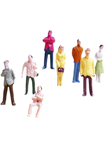 100 Lot 1/100 Model Minyatür Figürler Model Düzen Aksesuarları Için Insanlar (Yurt Dışından)