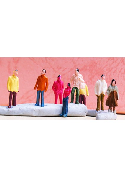 100 Lot 1/100 Model Minyatür Figürler Model Düzen Aksesuarları Için Insanlar (Yurt Dışından) indirimleri