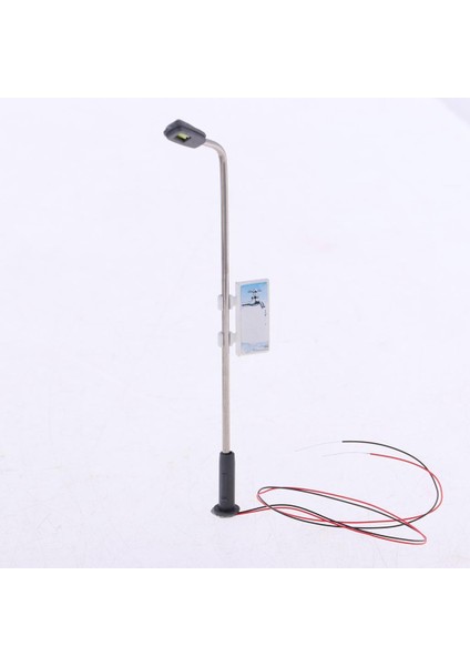 Ho Model Tren Demiryolu Manzaralı Yapı LED Lampost 1/150 Sokak Düzeni Oyuncakları (Yurt Dışından)