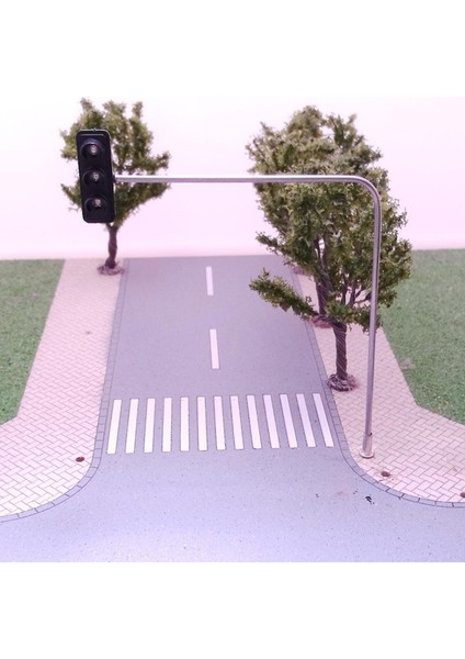 Paket 3 Model Trafik Sinyalleri Sceniery Layout Tren Modeli Peri Bahçe 1:87 (Yurt Dışından)