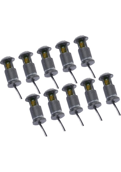 10 Adet Model Işık Kutupları Işıklar LED Aydınlatma Kitleri Mini Peyzaj Manzarası (Yurt Dışından)