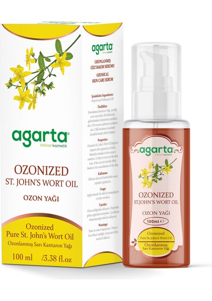 Doğal Ozonlanmış Sarı Kantaron Yağı 100 Ml