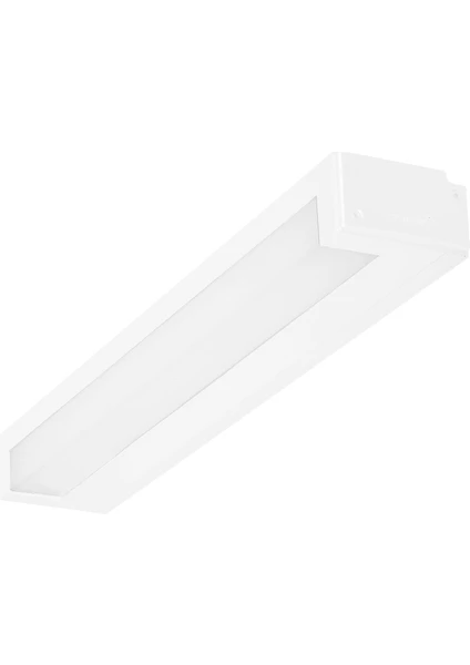 Ayna Üstü Modern Led'li Aplik, Beyaz Gövde, 14W, 3000K Sarı Işık