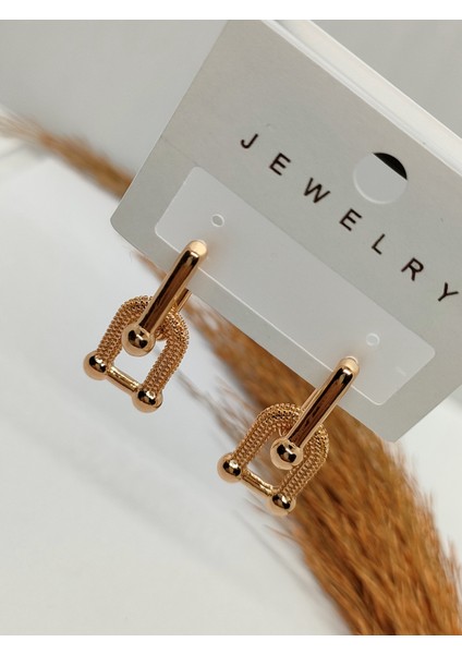 Rose Gold Renk Tfny Küpe