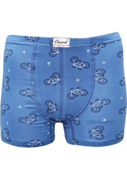 5'li Erkek Çocuk Renkli Desenli Likralı Pamuk Boxer fiyatları