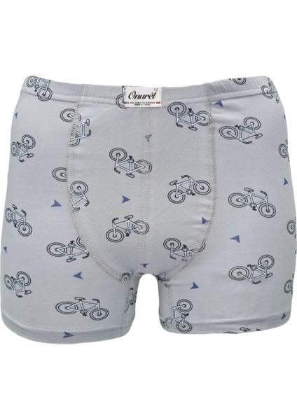 5'li Erkek Çocuk Renkli Desenli Likralı Pamuk Boxer modelleri