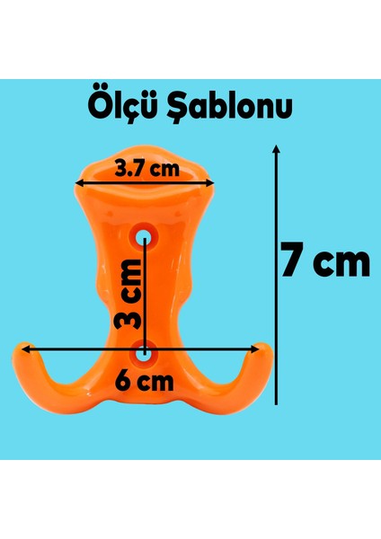Mobilya Duvar Kapı Vestiyer Portmanto Askısı Dolap Elbise Askılığı Turuncu Plastik Askı askılık fiyatları
