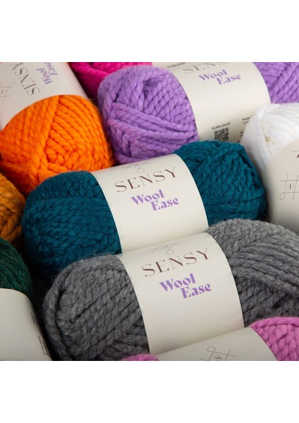 Premium Wool Ease El Örgü Ipi Atkı Bere Şapka Ip Panço Ipi Hırka Ipliği modelleri
