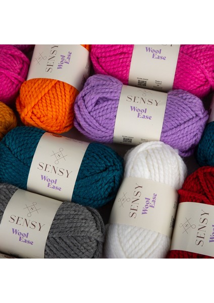Premium Wool Ease El Örgü Ipi Atkı Bere Şapka Ip Panço Ipi Hırka Ipliği fırsatları