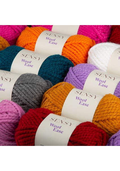 Premium Wool Ease El Örgü Ipi Atkı Bere Şapka Ip Panço Ipi Hırka Ipliği indirimleri