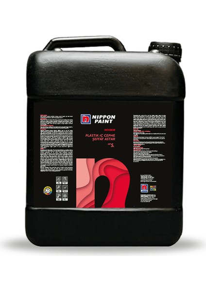 Paint Plastik Iç Cephe Şeffaf Astar 5 Litre