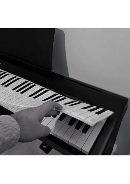 Piyano Desenli Piyano Tuş Takımı Örtüsü modelleri