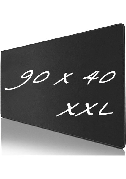 Siyah Kaydırmaz 90CMX40CM Siyah Mause Ped Gaming Oyuncu Mouse Pad Mousepad Klavye Fare Altlığı
