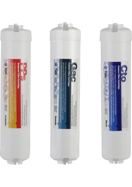 Inline Kapalı Kasa Su Arıtma Cihazı Filtre Seti 5 Li fiyatları