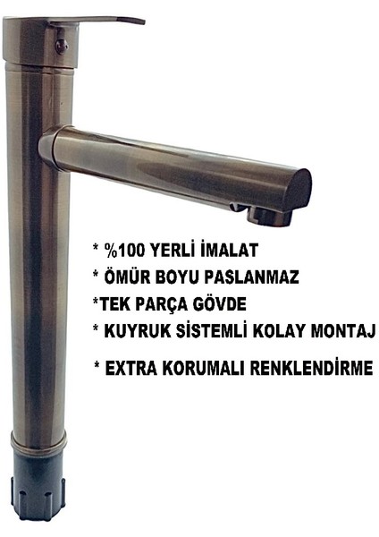 Çanak Eskitme Lavabo Bataryası