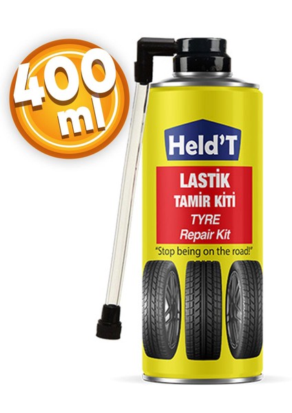 Held't Lastik Tamir Köpüğü Spreyi Seti Hızlı Yama Spreyi 400 ml