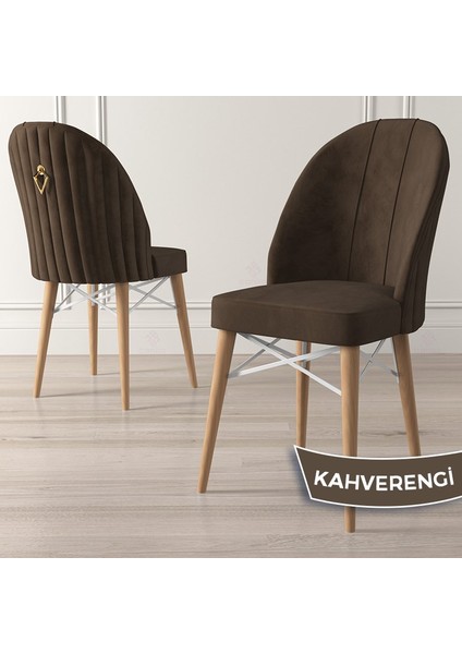 Elf Serisi 80X132 Beyaz Masa Doğal Ahşap Ayak Beyaz Kafesli 4 Sandalye 1 Bench Gold Halkalı fiyatları