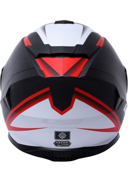 Storm Nerve Mat Siyah-Kırmızı Kask Göküşağı Cam fırsatları