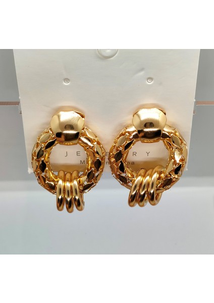 Gold Renk Halka Detaylı Küpe fiyatları