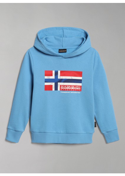 Erkek Çocuk Mavi Sveatshirt NP0A4GXFB2C1 K B-Zamora H