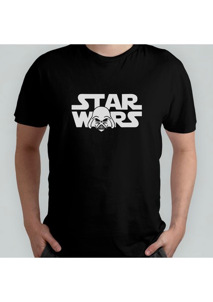 Yıldız Savaşları / Star Wars %100 Pamuklu Bisiklet Yaka T-Shirt Model - 13