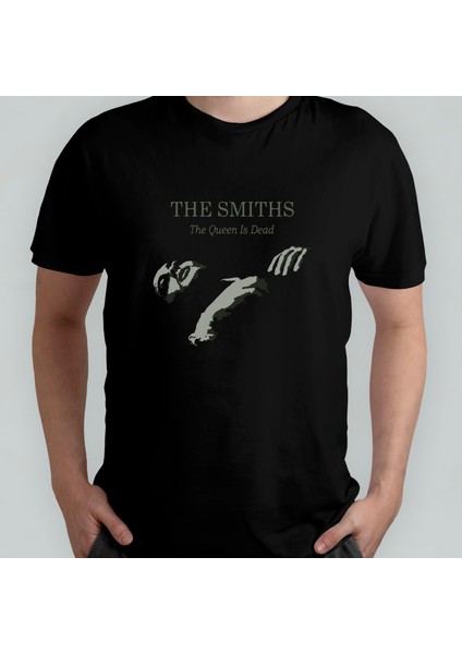 The Smiths - Queen Is Dead %100 Pamuklu Bisiklet Yaka T-Shirt Model - 1