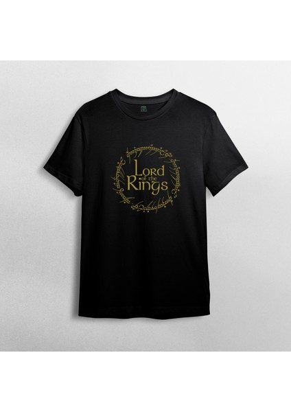 Yüzüklerin Efendisi / Lord Of The Rings %100 Pamuklu Bisiklet Yaka T-Shirt Model - 1