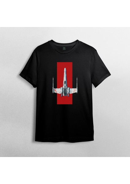 Yıldız Savaşları / Star Wars %100 Pamuklu Bisiklet Yaka T-Shirt Model - 26