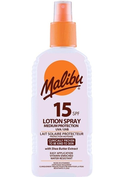 Güneş Koruyucu Sprey Losyon SPF15 200ML