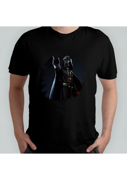 Yıldız Savaşları / Star Wars %100 Pamuklu Bisiklet Yaka T-Shirt Model - 19