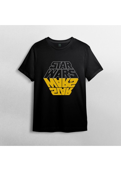Yıldız Savaşları / Star Wars %100 Pamuklu Bisiklet Yaka T-Shirt Model - 8