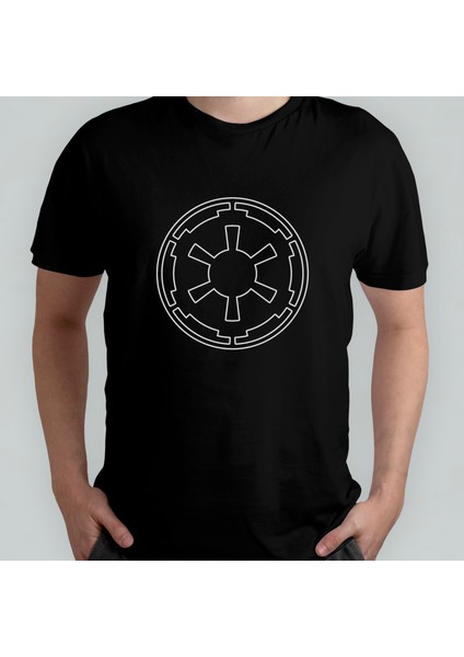 Yıldız Savaşları / Star Wars %100 Pamuklu Bisiklet Yaka T-Shirt Model - 16