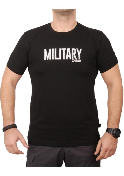 Printed T-Shırt -Mılıtary