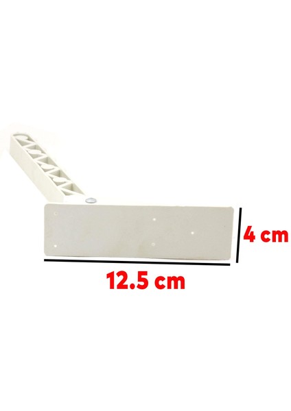 Sofra Ayağı Plastik Katlanır Yer Sofrası Sini Altı 22 cm Beyaz (4 Adet)