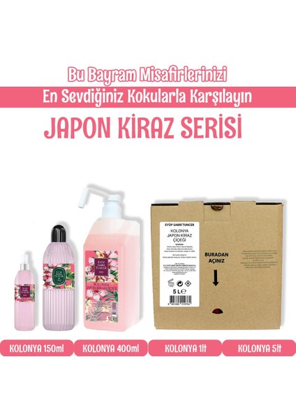 Bayram Özel Japon Kiraz Kolonya Set