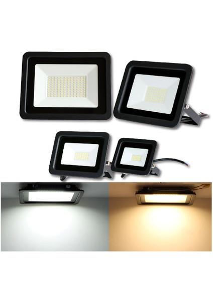 50W Smd LED Projektör 3000K Günışığı