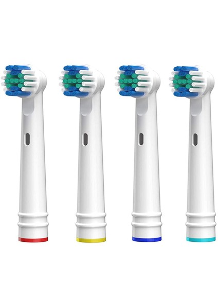 4 Adet Oral B Uyumlu Şarjlı Diş Fırçaları Uyumlu Muadil Yedek Başlık Ağız Bakım Yedek Fırça Başlığı