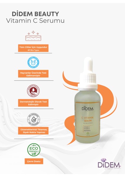 DİDEM BEAUTY Vitamin C SERUMU 30 ml