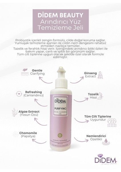 DİDEM BEAUTY PURIFYING GEL 200 ML