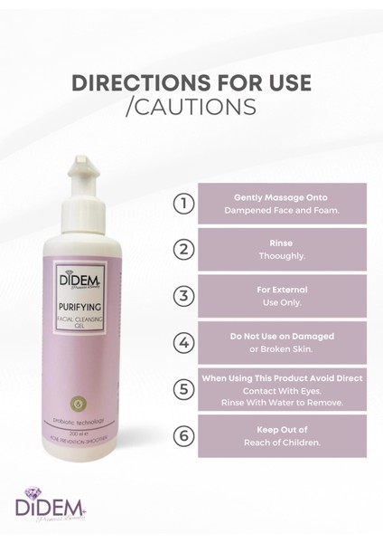 DİDEM BEAUTY PURIFYING GEL 200 ML