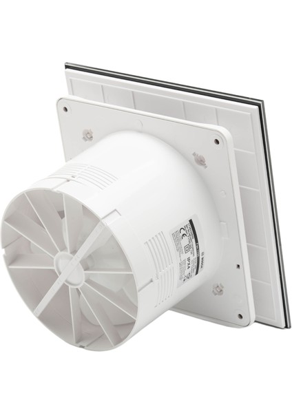 Banyo Aspiratörü / Fanı 1700 Serisi Mat Siyah 125 mm çap modelleri